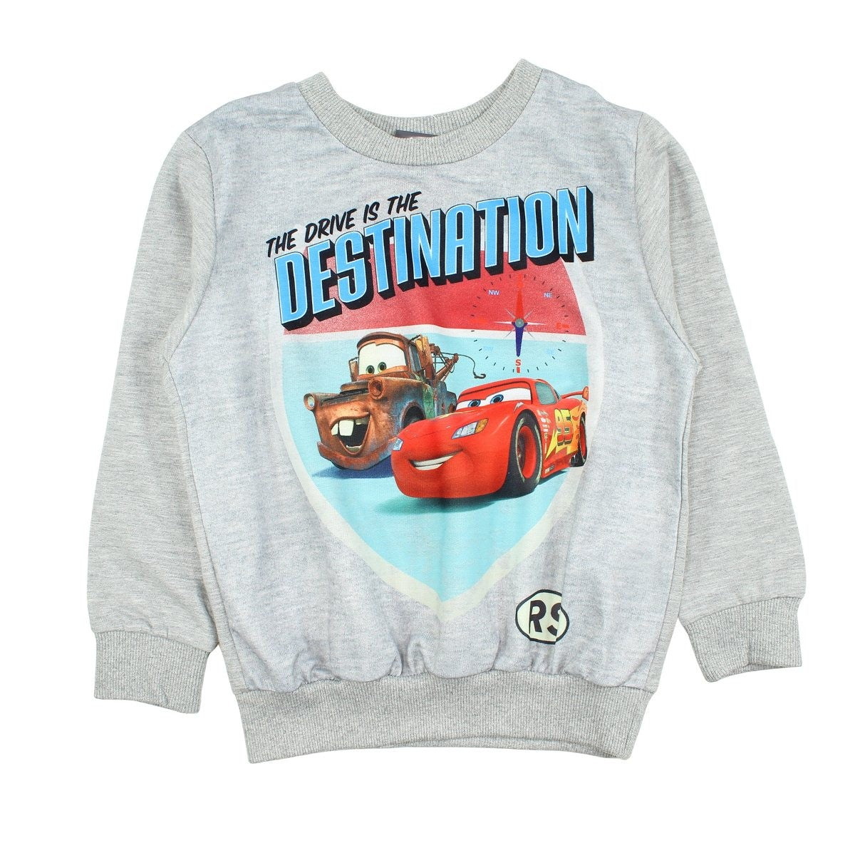 Sweat Cars - 3A Garçon - Enfant - Gris - 65% Polyester - 35% Coton - TrendyFlair