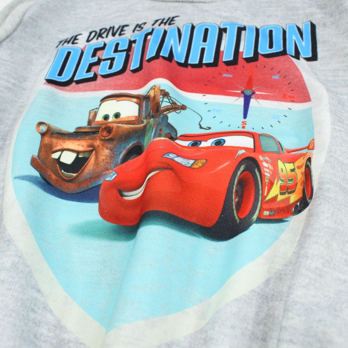 Sweat Cars - 3A Garçon - Enfant - Gris - 65% Polyester - 35% Coton - TrendyFlair