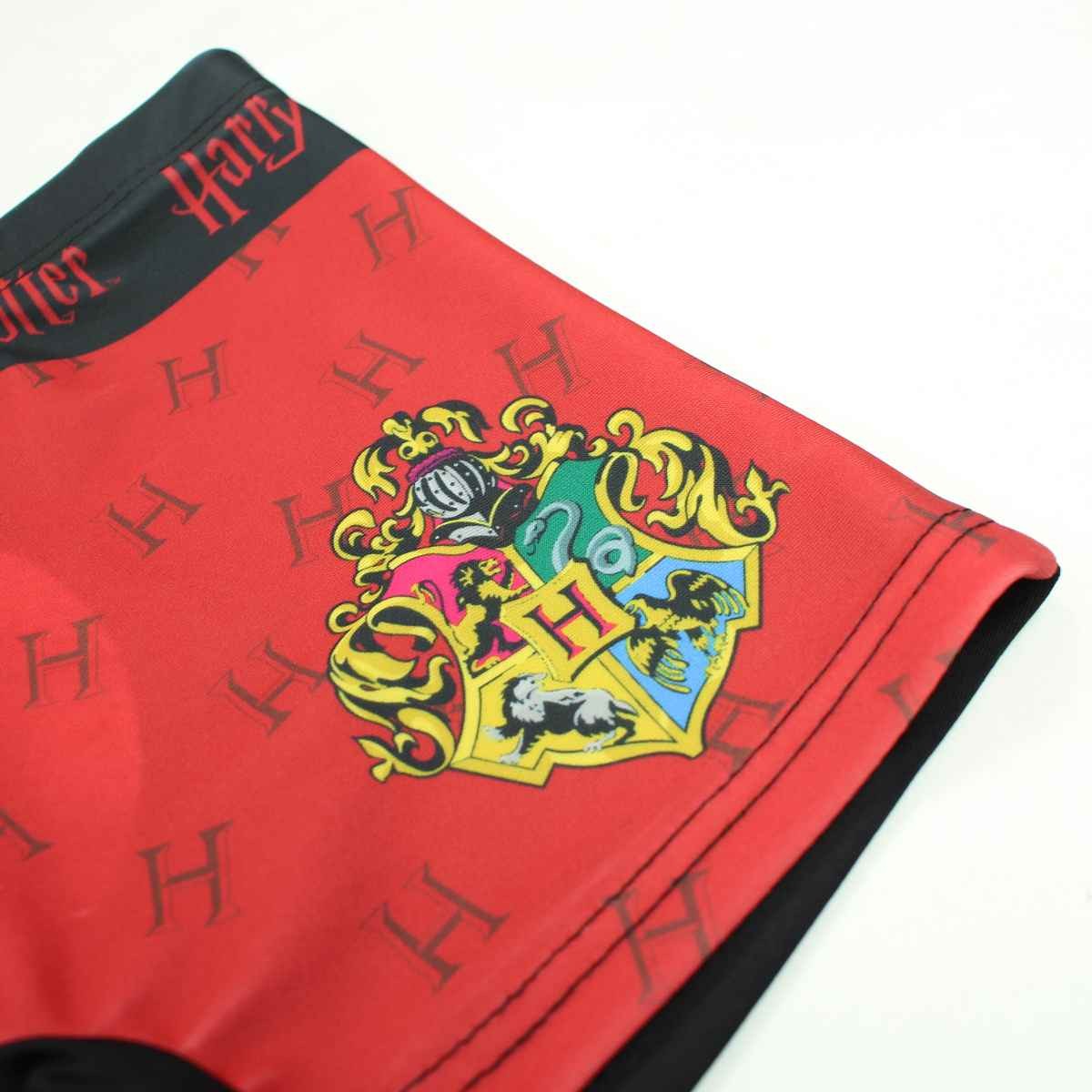 Boxer de bain Harry Potter - 5/6A Garçon - Enfant - Noir - 85 % Polyester - 15 % Élasthanne - TrendyFlair