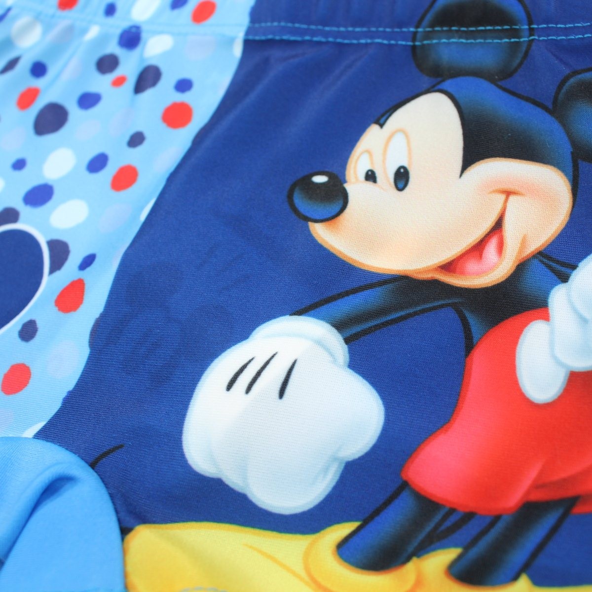 Boxer de bain mickey - 3/4A Garçon - Enfant - Bleu - 85% Polyester - 15% Élasthanne - TrendyFlair