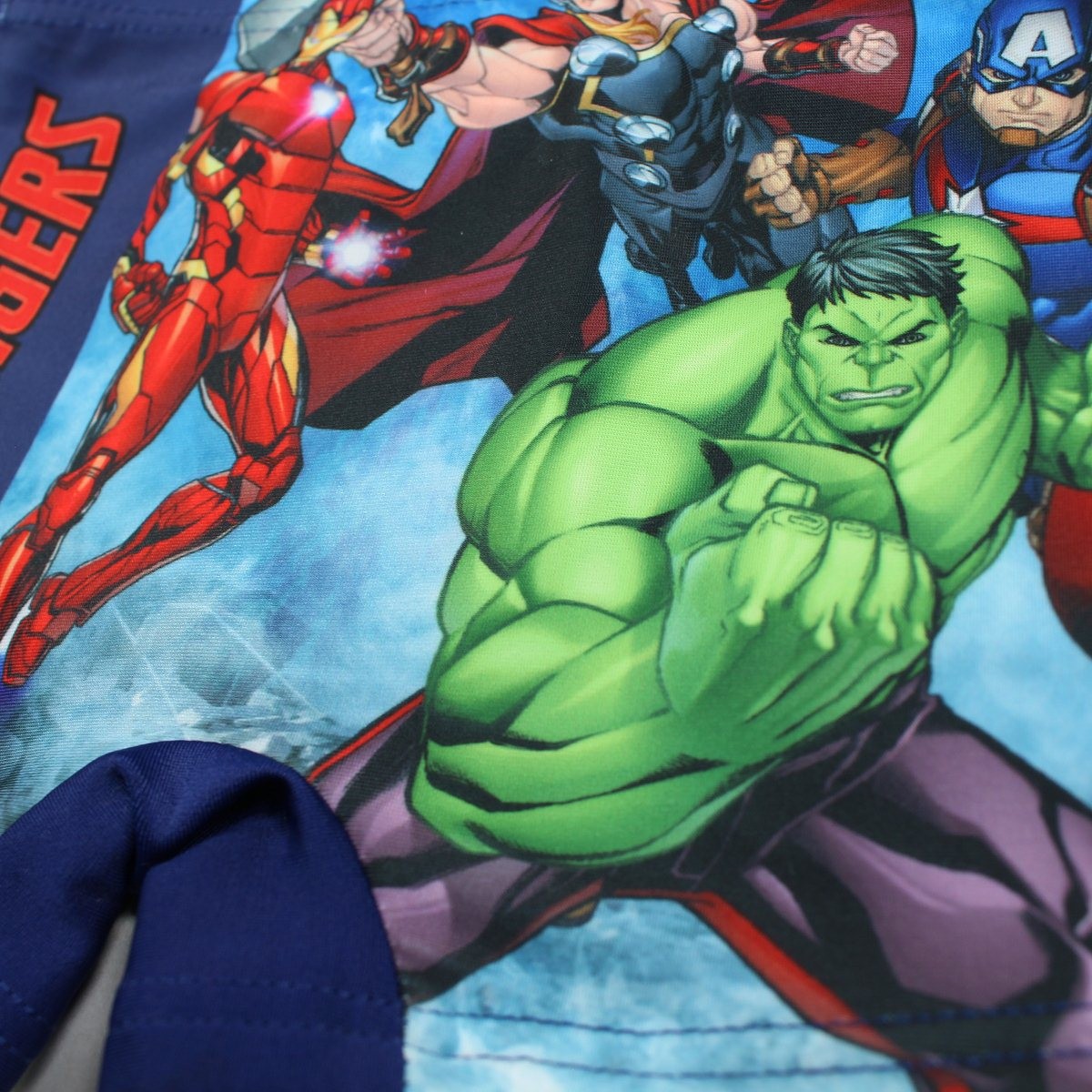 Boxer de bain avengers - 3/4A Garçon - Enfant - Bleu fonce - 85% Polyester - 15% Élasthanne - TrendyFlair