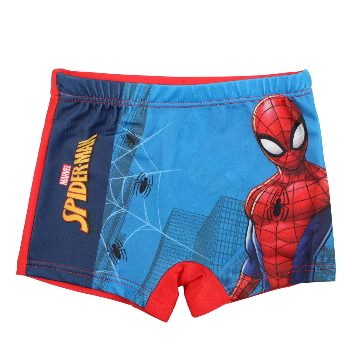 Boxer de bain spiderman - 5/6A Garçon - Enfant - Rouge - 85%Polyester 15% ELASTHANE - TrendyFlair