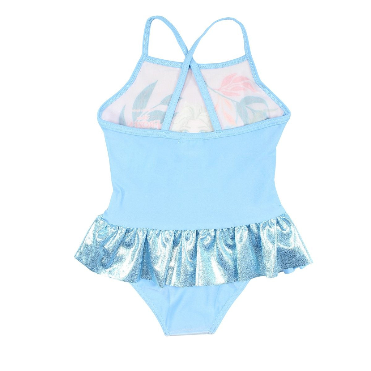 Maillot de bain La reine des neiges - 3/4A Fille - Enfant - Bleu - 85% Polyester - 15% Élasthanne - TrendyFlair