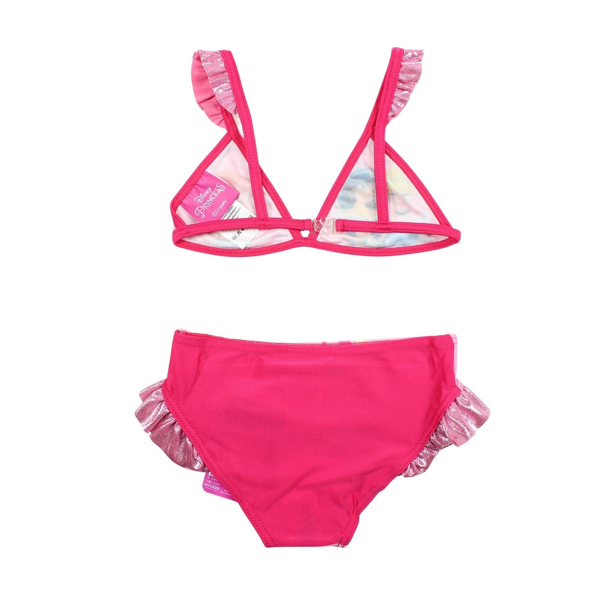 Maillot de bain princesse - 5/6A Fille - Enfant - Fushia - 85%Polyester 15% ELASTHANE - TrendyFlair