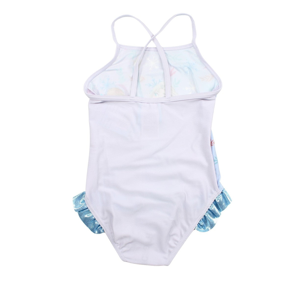 Maillot de bain La reine des neiges - 5/6A Fille - Enfant - Violet - 85% Polyester 15% Élasthanne - TrendyFlair
