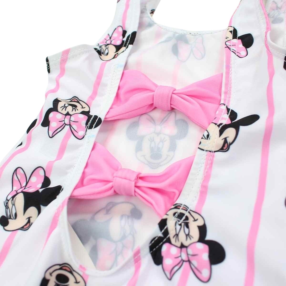 Maillot de bain Minnie - 4/5A Fille - Enfant - Rose - 88 % Polyester - 12 % Élasthanne - TrendyFlair