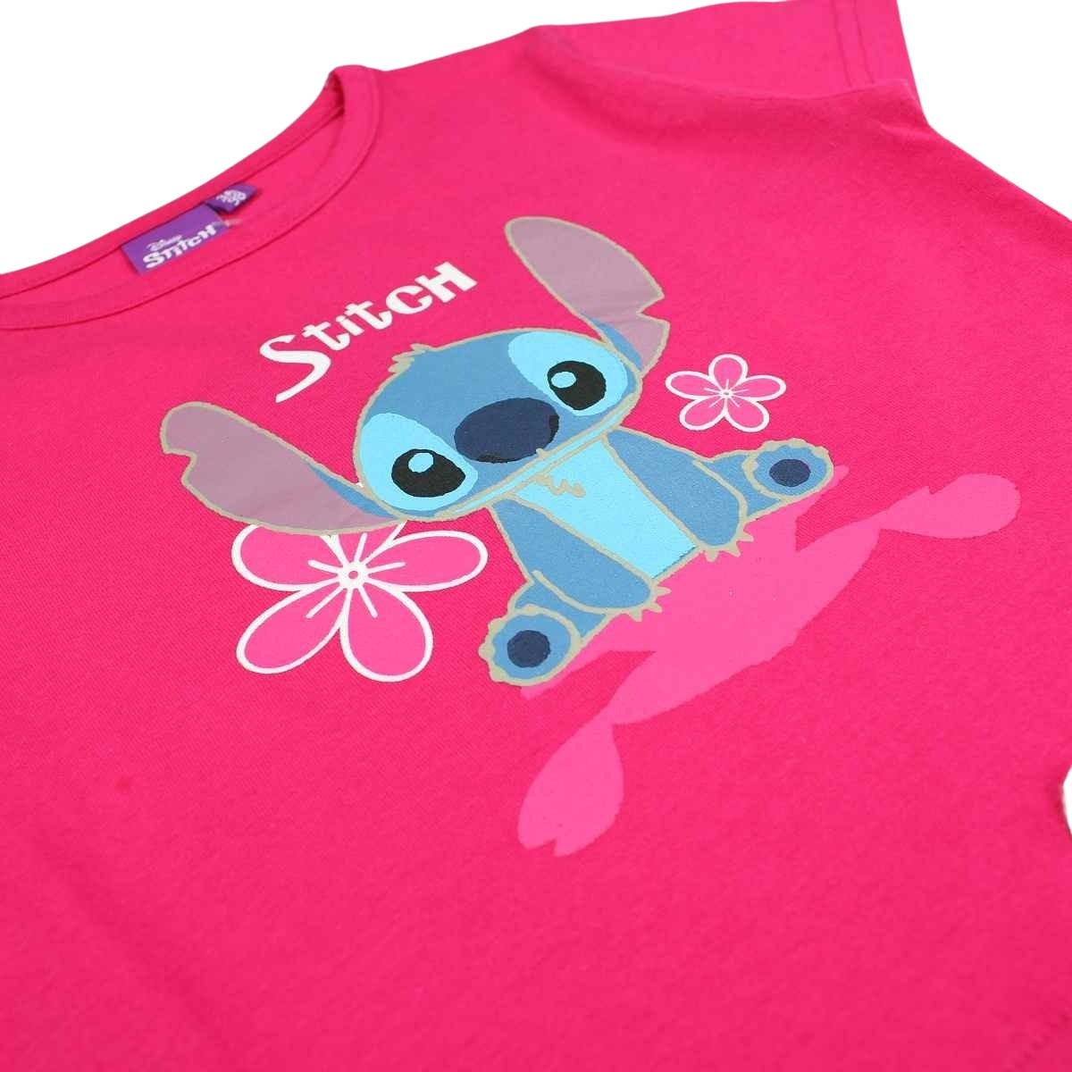 Robe Lilo Stitch - 4A Fille - Enfant - Fushia - 100 % Coton - TrendyFlair