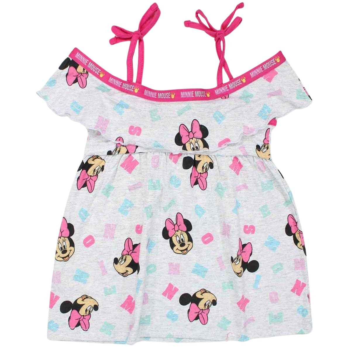 Robe Minnie - 5A Fille - Enfant - Gris - 60 % Coton - 40 % Polyester - TrendyFlair