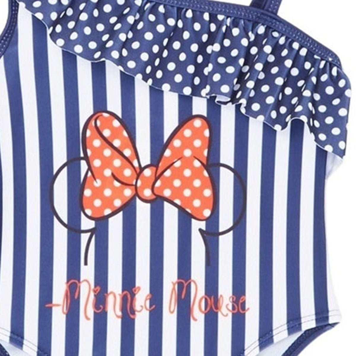 Maillot de bain sur cintre Minnie - 2/3A Fille - Enfant - Marine - 88% Polyester 12% Élasthanne 200 GSM SJ - TrendyFlair