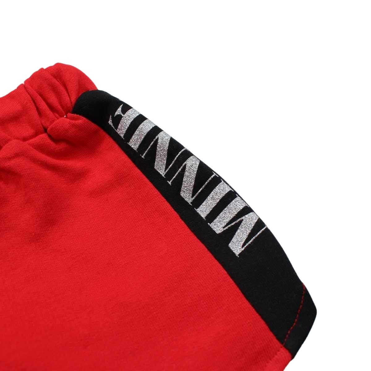Short Minnie - 3A Fille - Enfant - Rouge - 98 % Coton - 2 % Polyester - TrendyFlair