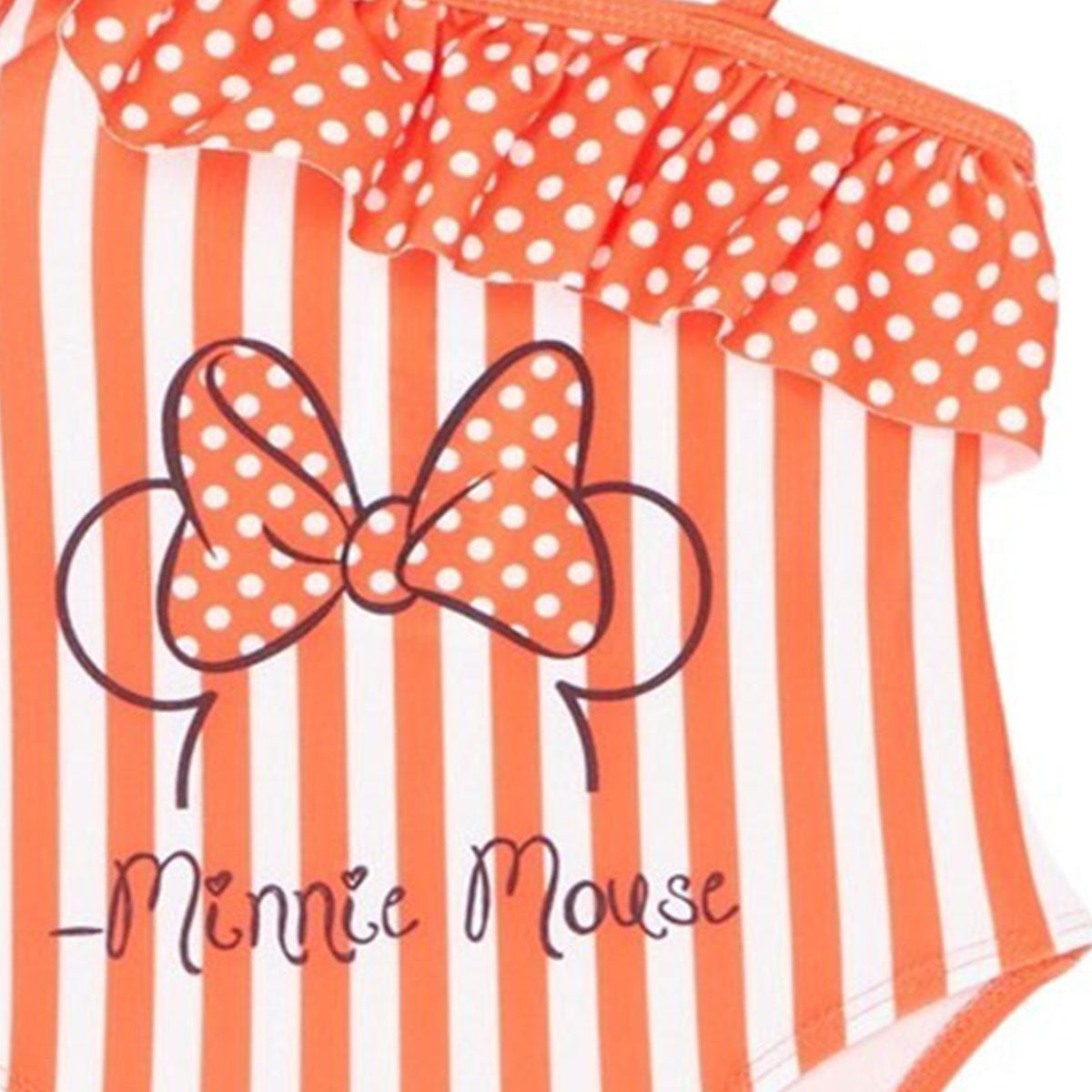 Maillot de bain sur cintre Minnie - 2/3A Fille - Enfant - Rouge - 88% Polyester 12% Élasthanne 200 GSM SJ - TrendyFlair