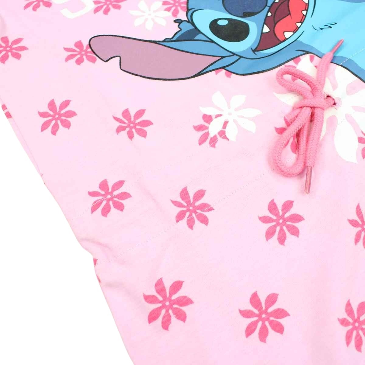 Robe Lilo Stitch - 4A Fille - Enfant - Rose - 100 % Coton - TrendyFlair