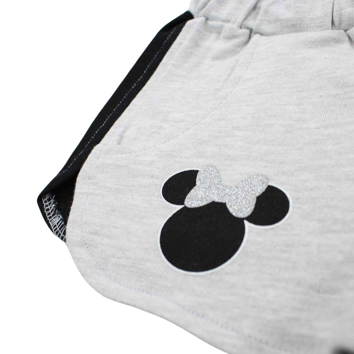 Short Minnie - 3A Fille - Enfant - Gris - 98 % Coton - 2 % Polyester - TrendyFlair
