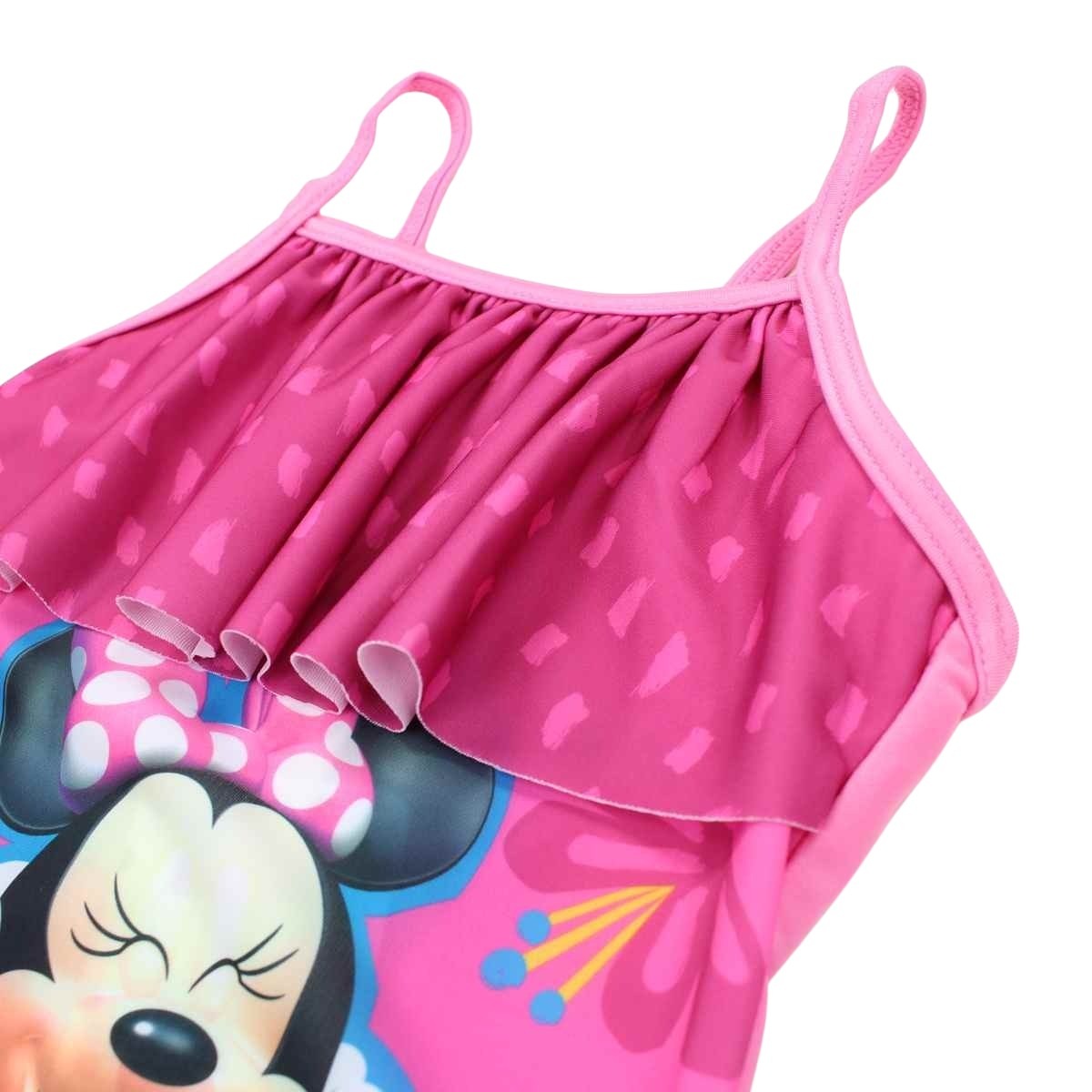 Maillot de bain Minnie - 3/4A Fille - Enfant - Rose - 85% Polyester 15% Elasthan - TrendyFlair