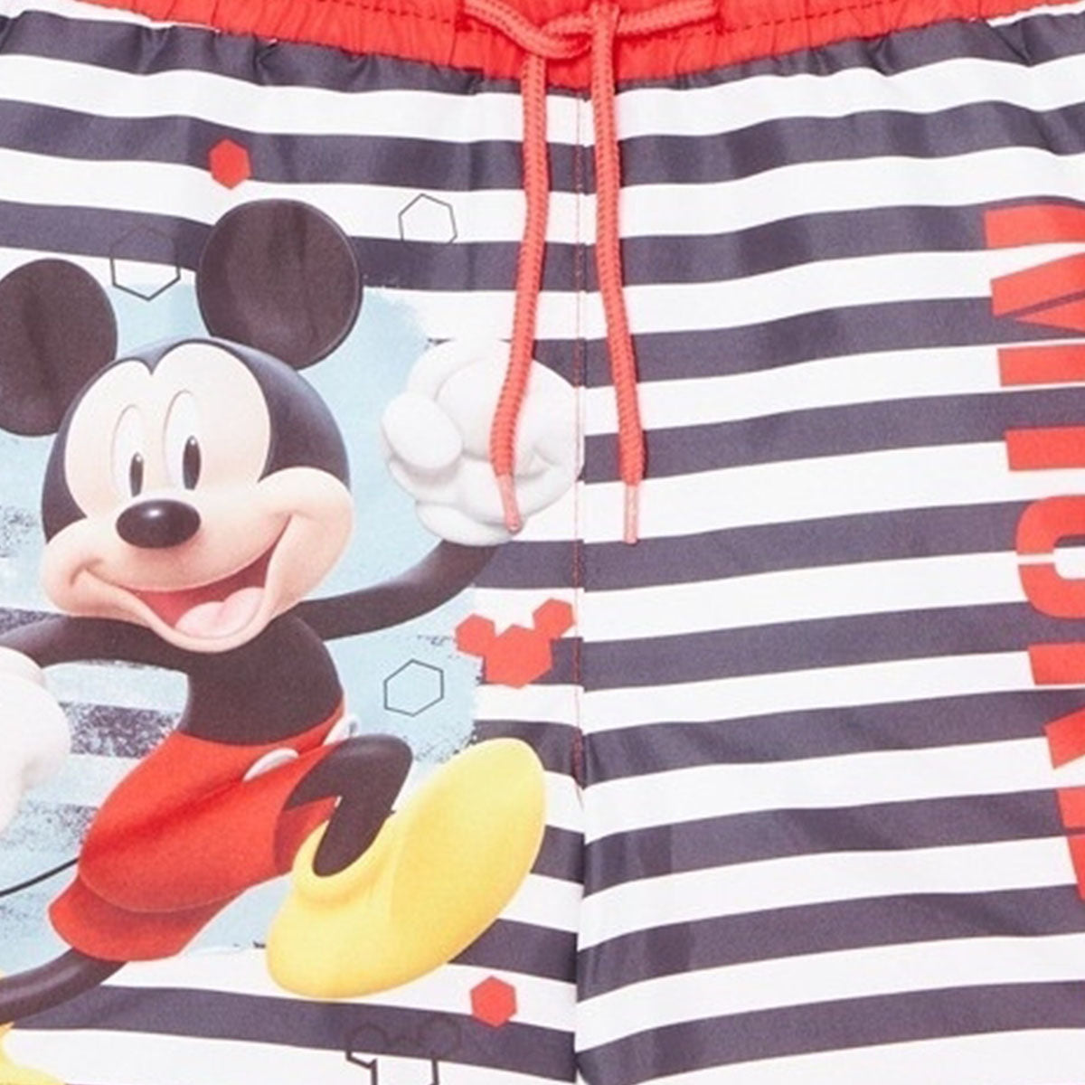 Short de bain Mickey - 5/6A Garçon - Enfant - Rouge - 100% Polyester - TrendyFlair