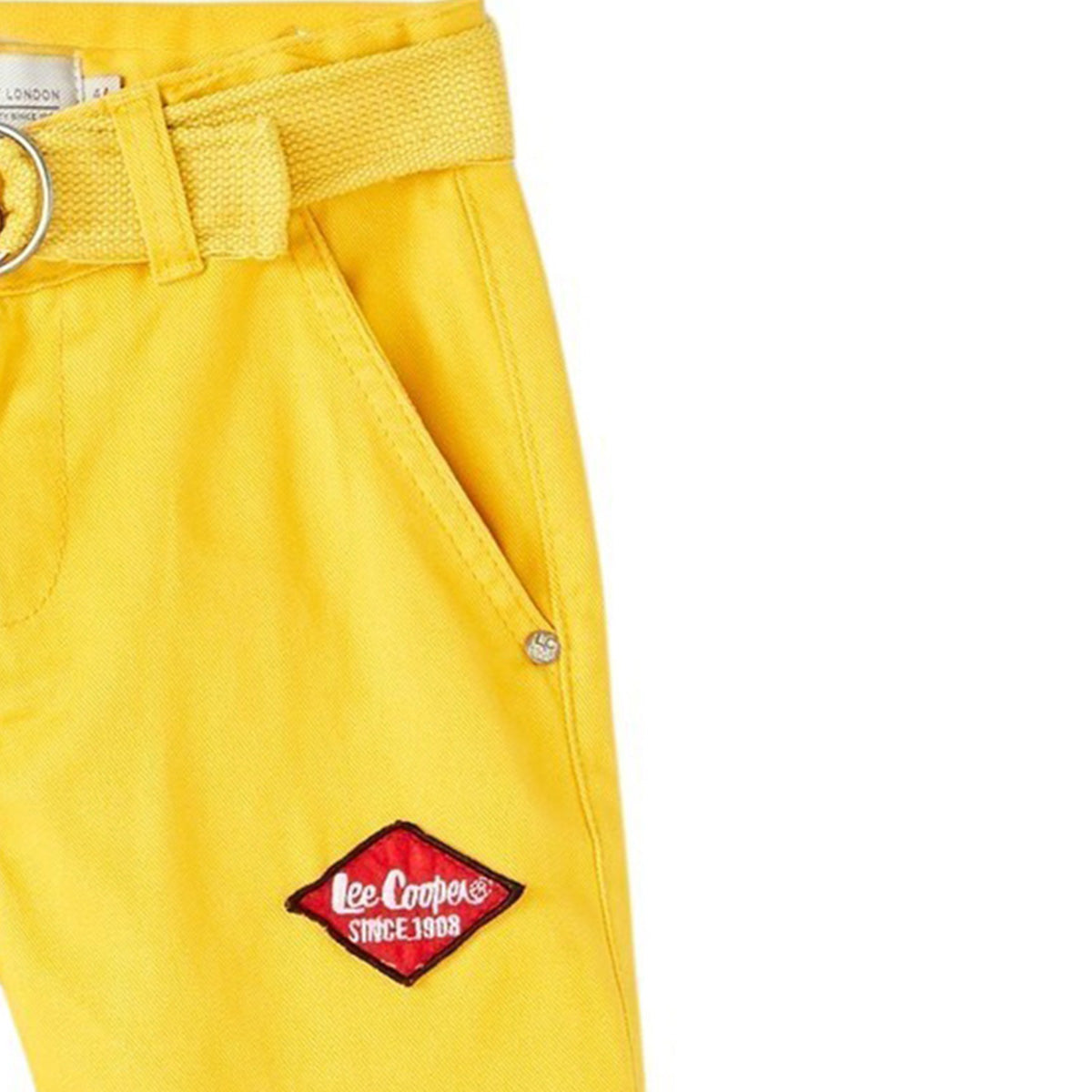 Bermuda Lee Cooper - 4A Garçon - Enfant - Jaune - 100% Coton - TrendyFlair