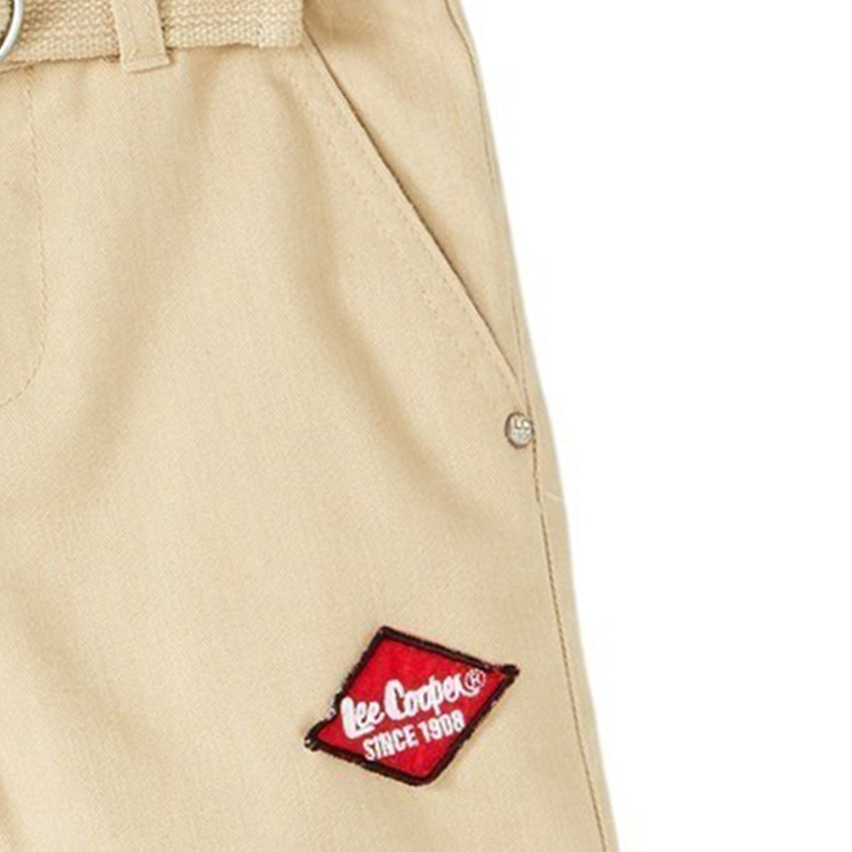 Bermuda Lee Cooper - 4A Garçon - Enfant - Beige - 100% Coton - TrendyFlair