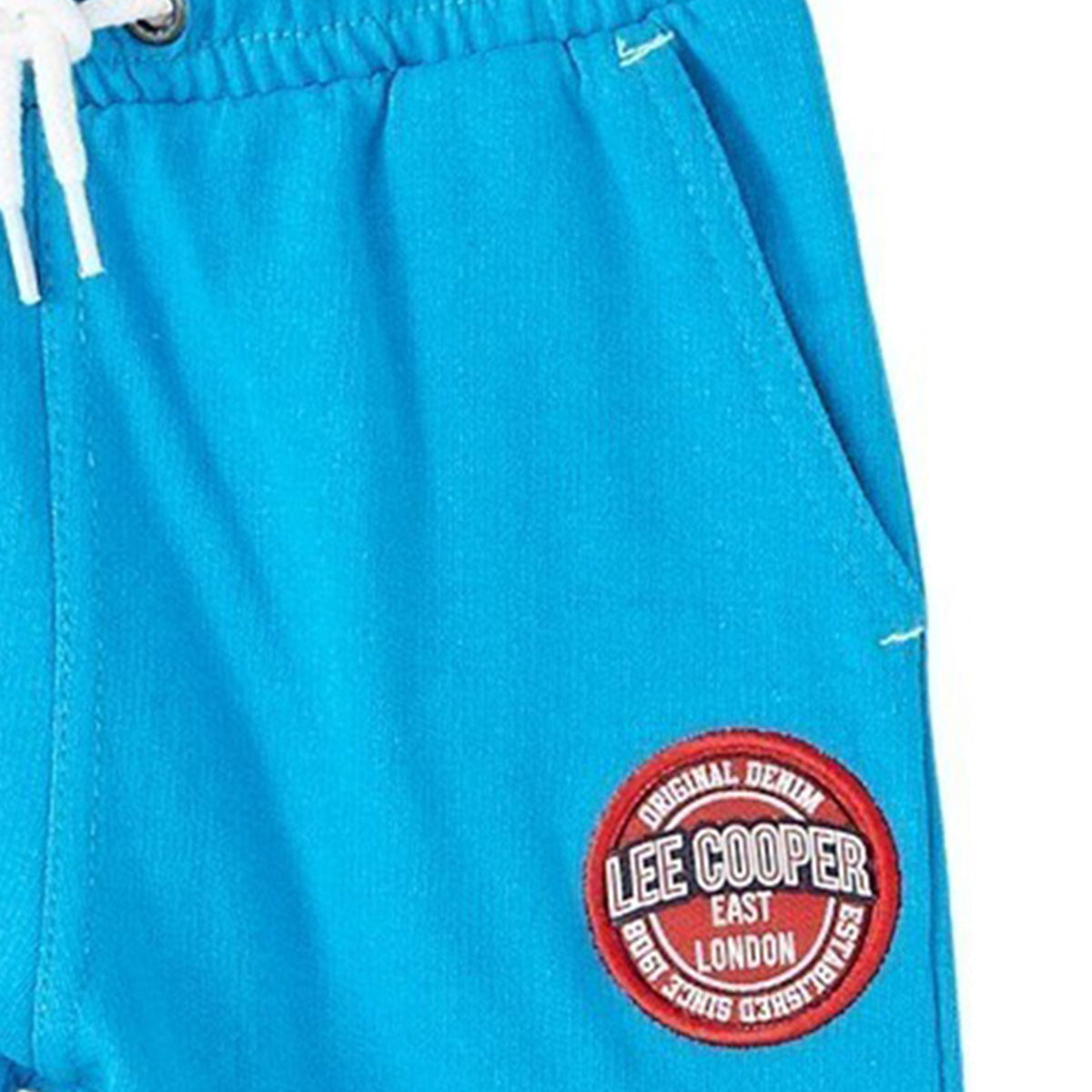 Bermuda Lee Cooper - 4A Garçon - Enfant - Bleu ciel - 100% Polyester - TrendyFlair