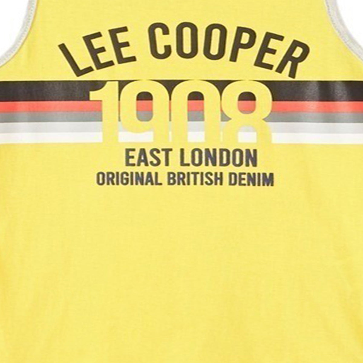 Ensemble Lee Cooper - 4A Garçon - Enfant - Jaune - T-Shirt : 98% Coton, 2% VISCOSE / SHORT : 100% Coton - TrendyFlair