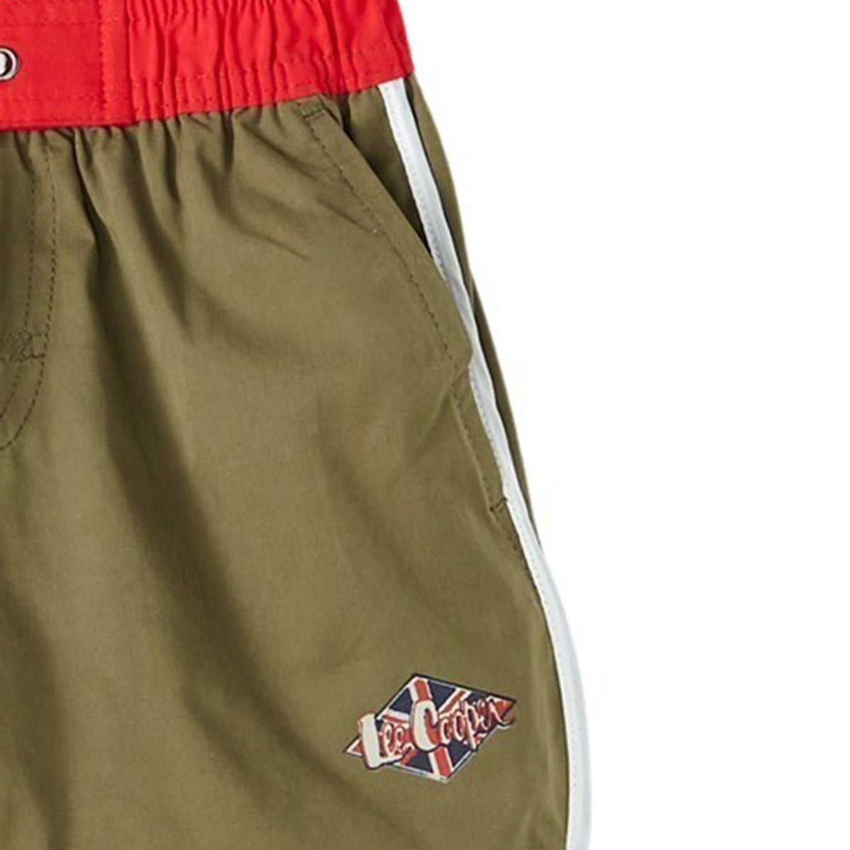 Short Lee Cooper - 4A Garçon - Enfant - Kaki - 100 % Polyester - TrendyFlair