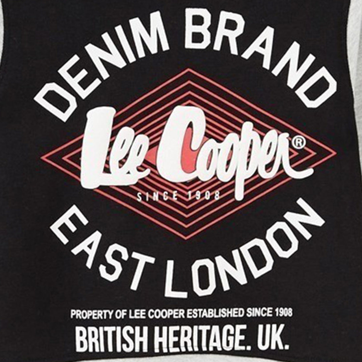 Sweat Lee Cooper - 8A Garçon - Enfant - Noir - 60 % Coton - 40 % Polyester - TrendyFlair