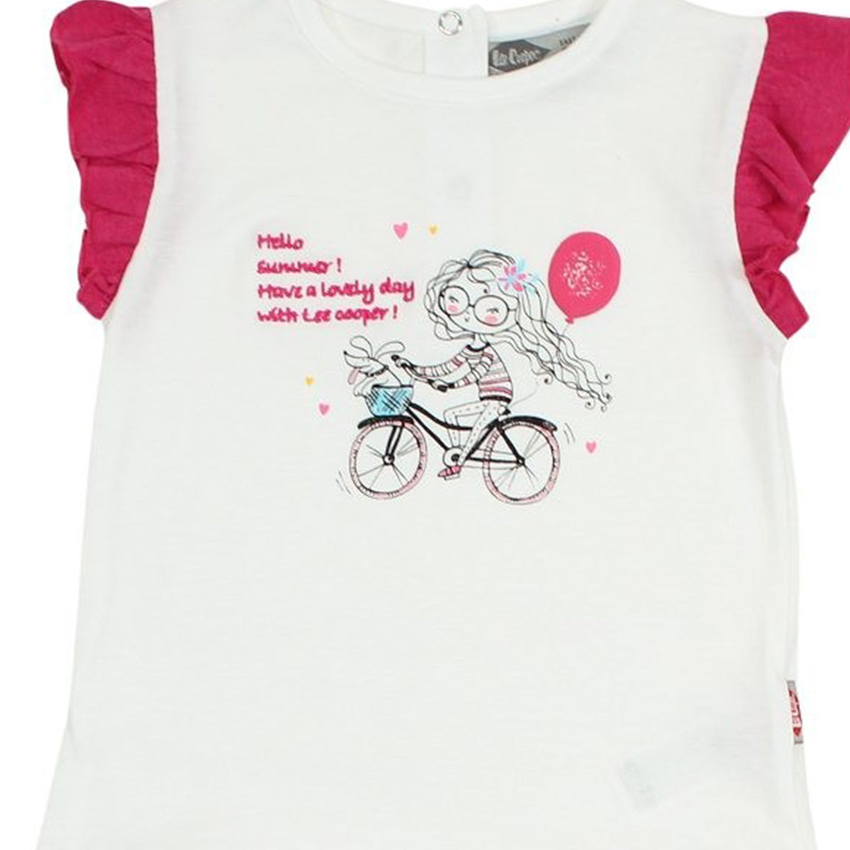 Ensemble bébé Lee Cooper - 6M Bébé Fille - Enfant - Fushia - 60% Coton 40% Polyester - TrendyFlair