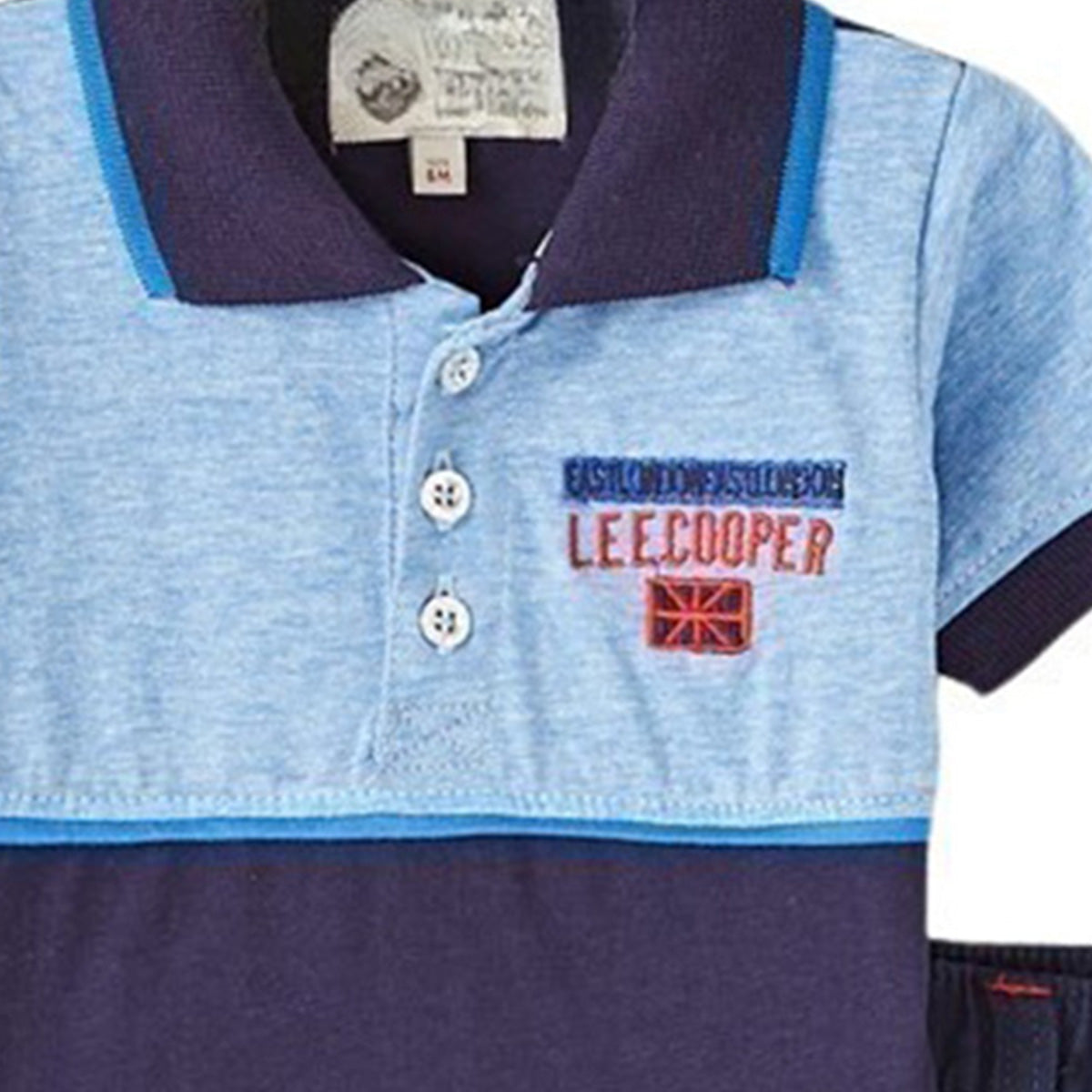 Ensemble bebe Lee Cooper - 12M Bébé Garçon - Enfant - Marine - 100% Coton - TrendyFlair