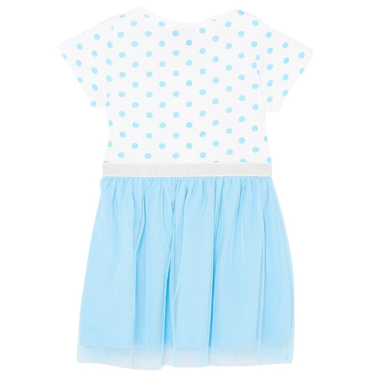 Robe Tuile Princesse - 3A Fille - Enfant - Blanc - 100% Coton, 160 GSM SJ, TULLE - 100% Polyester - TrendyFlair