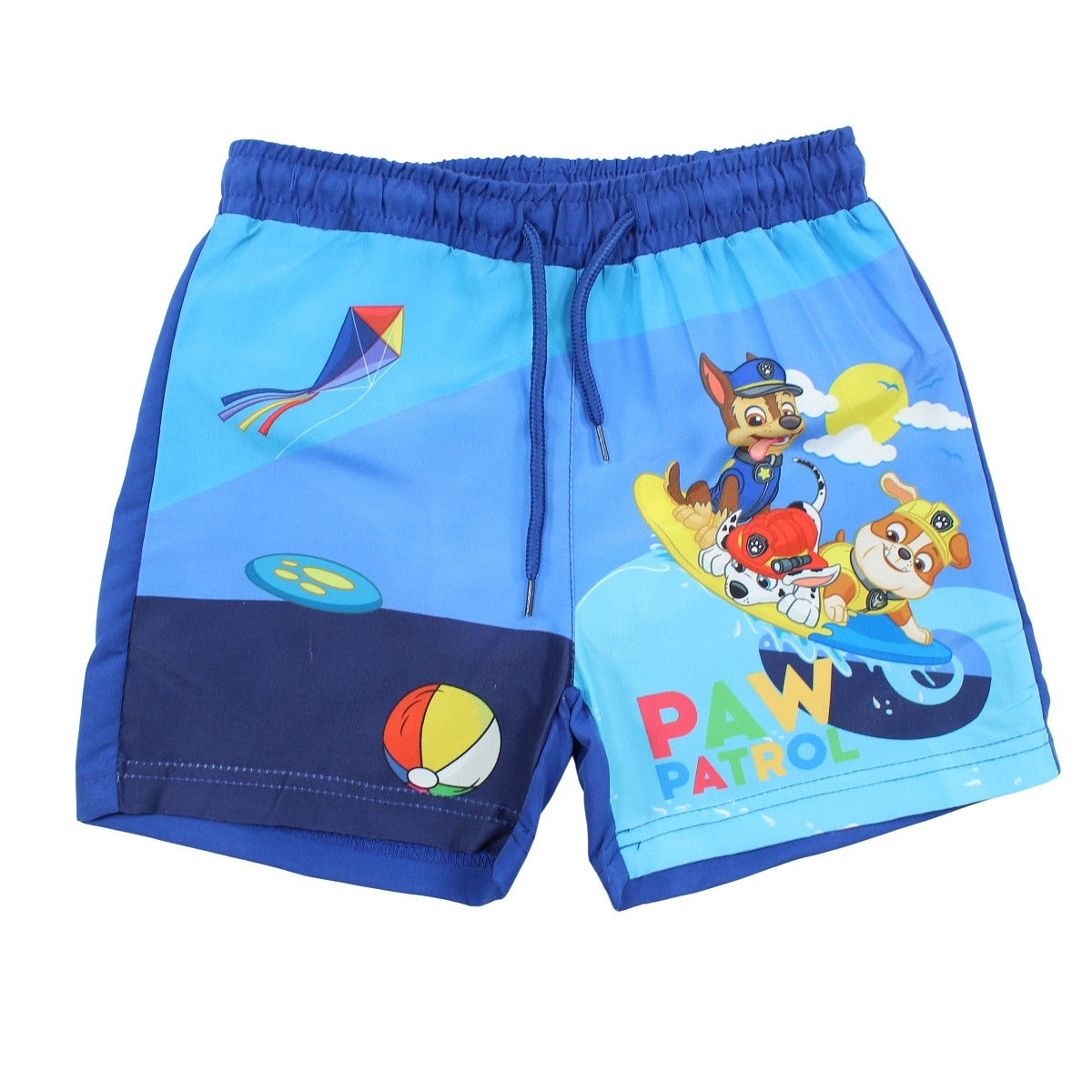 Short de bain paw patrol - 3/4A Garçon - Enfant - Marine - 100% Polyester - TrendyFlair