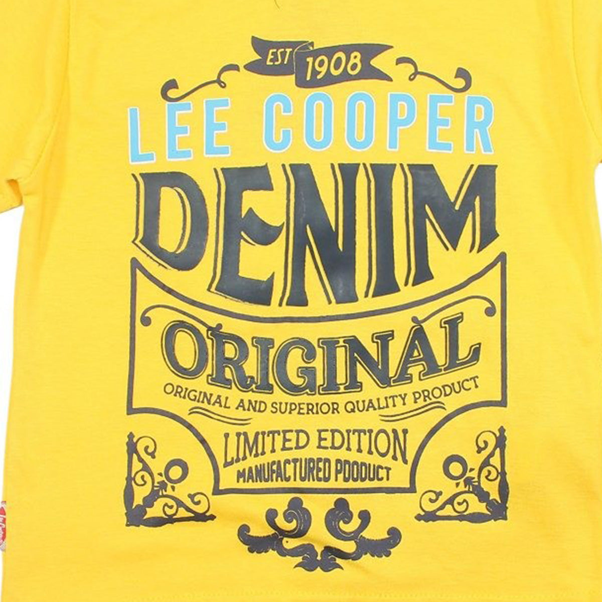 Ensemble Lee Cooper - 6A Garçon - Enfant - Jaune - 100% Coton 160 GSM S/J - TrendyFlair