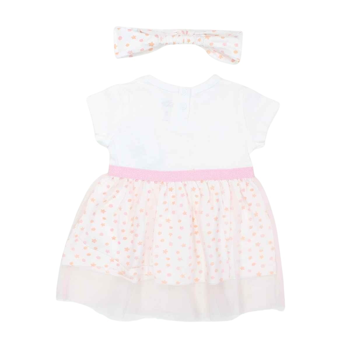 Robe bebe Bambi - 6M Bébé Fille - Enfant - Rose - Haut et doublure: 100 % Coton - Bas: 100 % Polyester - TrendyFlair