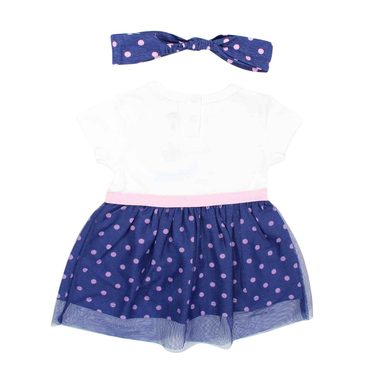 Robe bebe 101 Dalmatiens - 6M Bébé Fille - Enfant - Bleu - Haut et doublure: 100 % Coton - Bas: 100 % Polyester - TrendyFlair