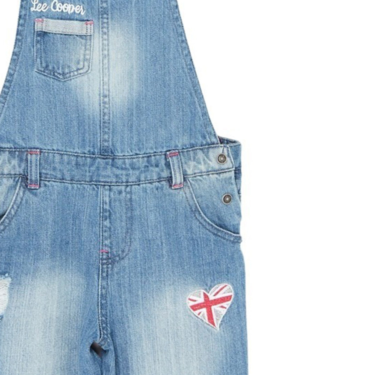 Salopette Lee Cooper - 4A Fille - Enfant - Bleu - 100% Coton - TrendyFlair