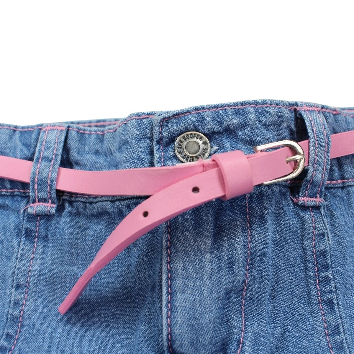 Short Salopette Lee Cooper - 6A Fille - Enfant - Bleu - 100 % Coton - TrendyFlair