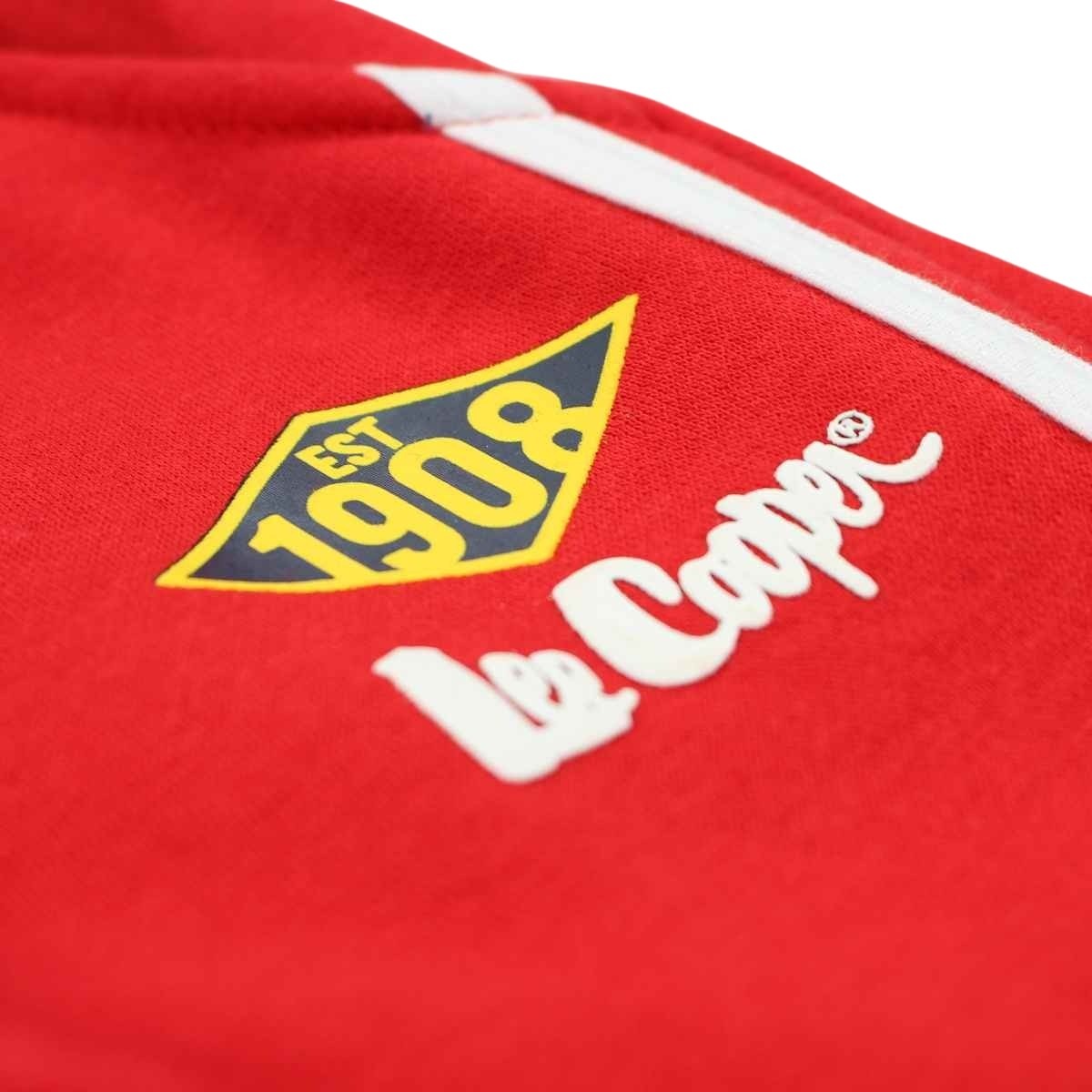 Pantalon de jogging Lee Cooper - 6A Garçon - Enfant - Rouge - 80 % Polyester - 20 % Coton - TrendyFlair