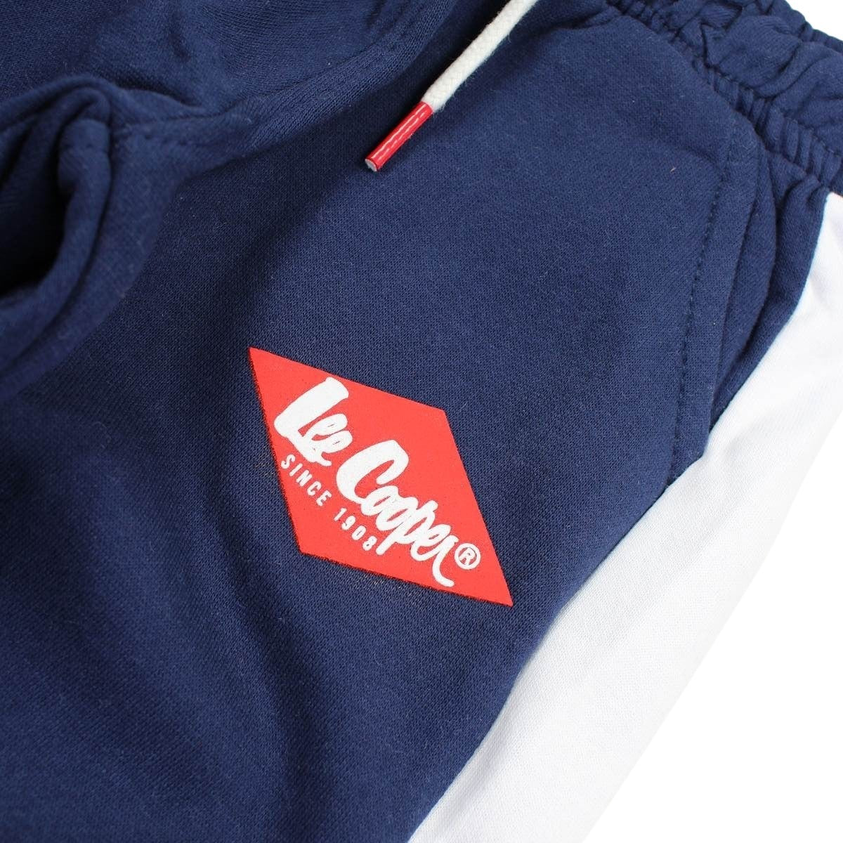 Pantalon de jogging Lee Cooper - 6A Garçon - Enfant - Marine - 60% Coton/40% Polyester, Fleece, 280GSM - TrendyFlair