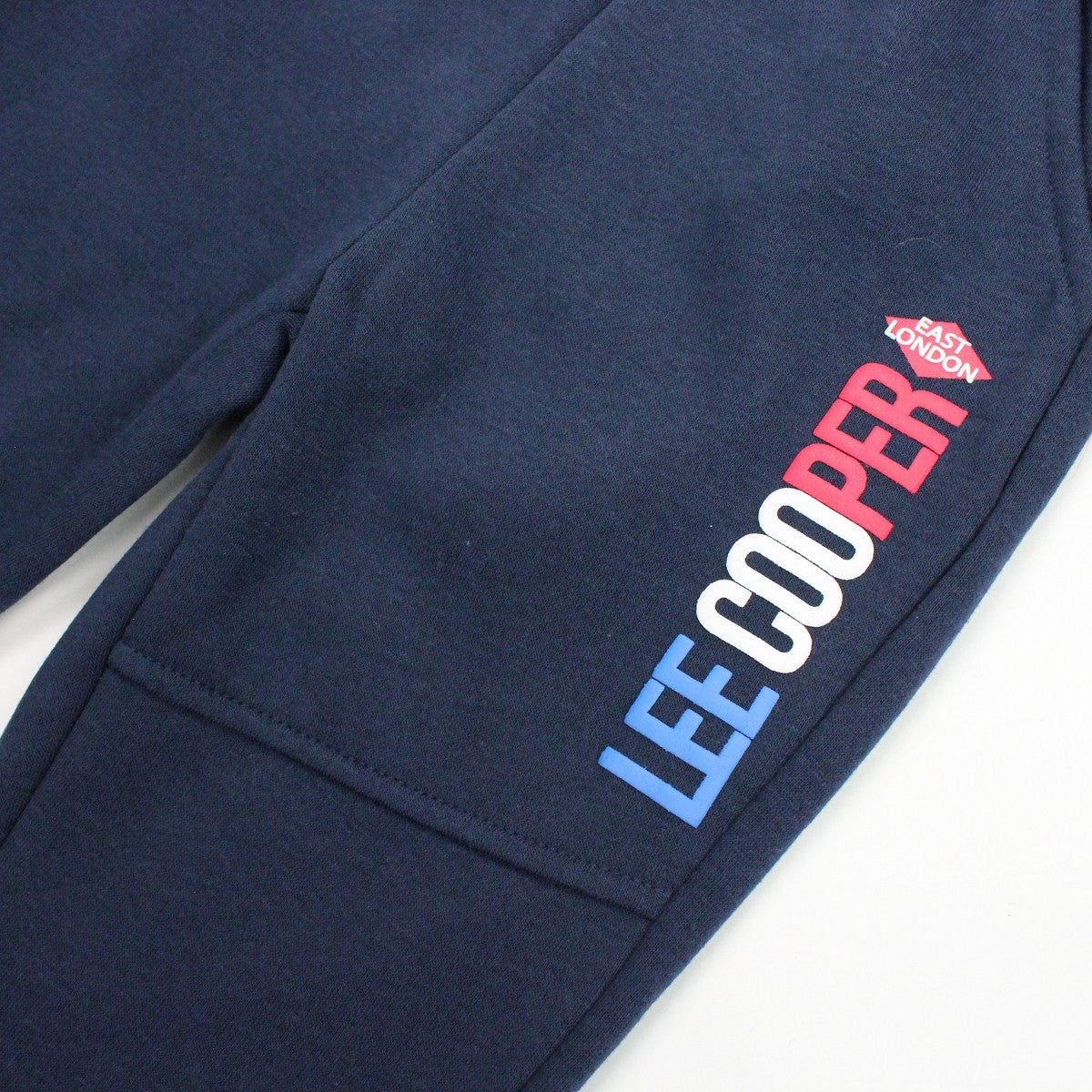 Pantalon de jogging Lee Cooper - 4A Garçon - Enfant - Marine - 80 % Polyester - 20 % Coton - TrendyFlair