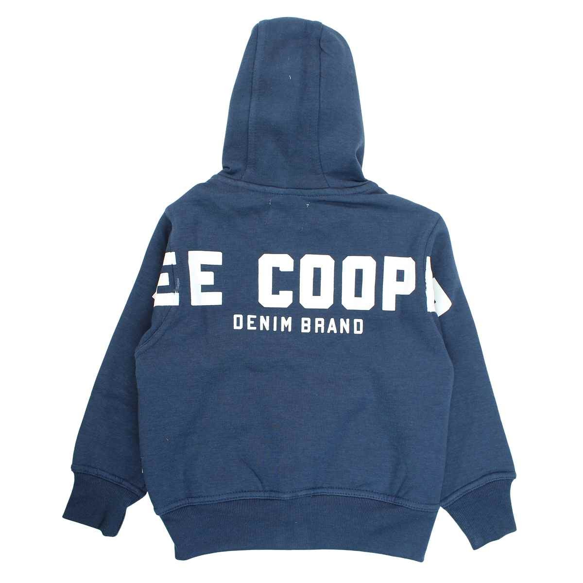 Veste à capuche Lee Cooper - 6A Garçon - Enfant - Bleu - 60 % Coton - 40 % Polyester - TrendyFlair