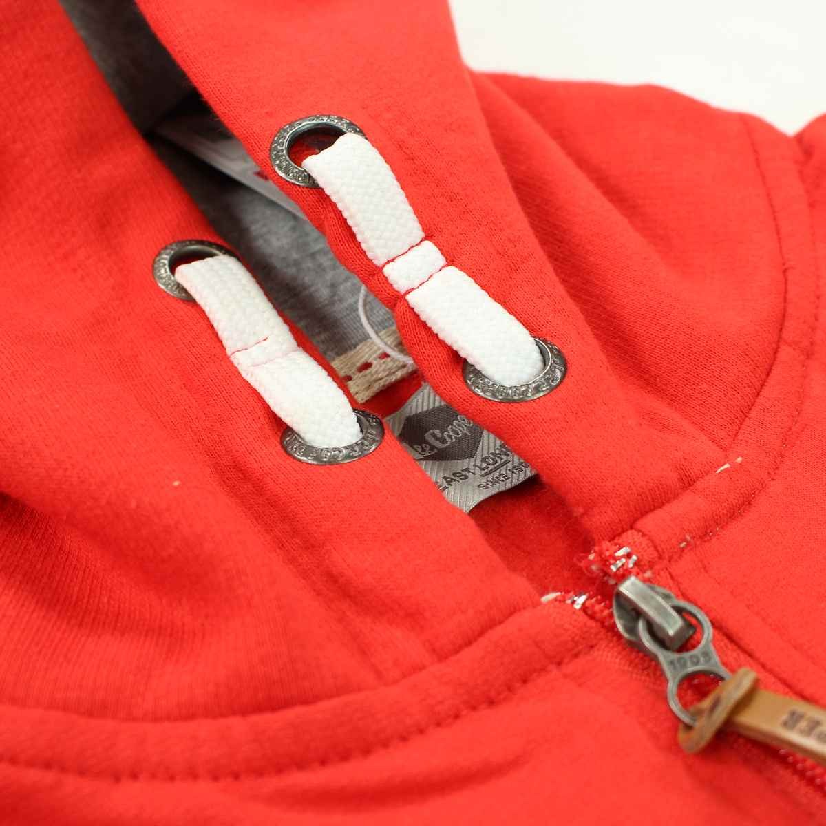 Veste à capuche Lee Cooper - 6A Garçon - Enfant - Rouge - 60 % Coton - 40 % Polyester - TrendyFlair