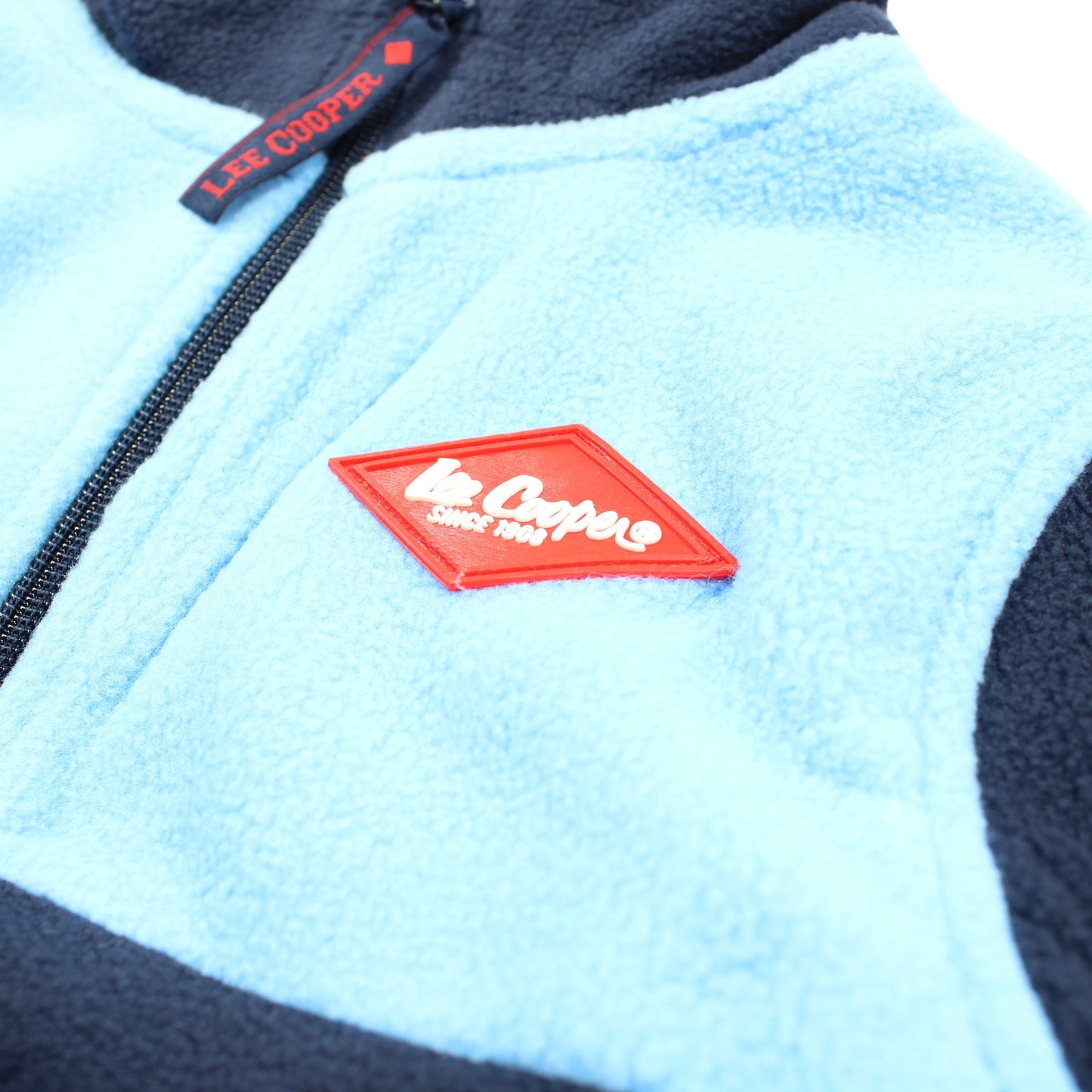 Gilet polaire Lee Cooper Garçon - 4A Garçon - Enfant - Bleu - 100% Polyester - TrendyFlair