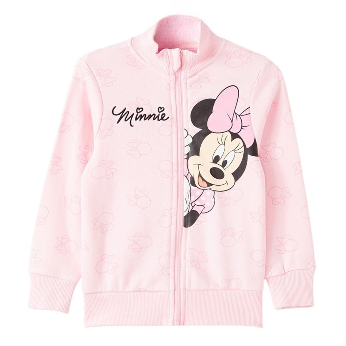 Veste Minnie - 3/4A Fille - Enfant - Rose - Coton - Polyester - 260 G/M2 - POLAIRE BROSSE - TrendyFlair