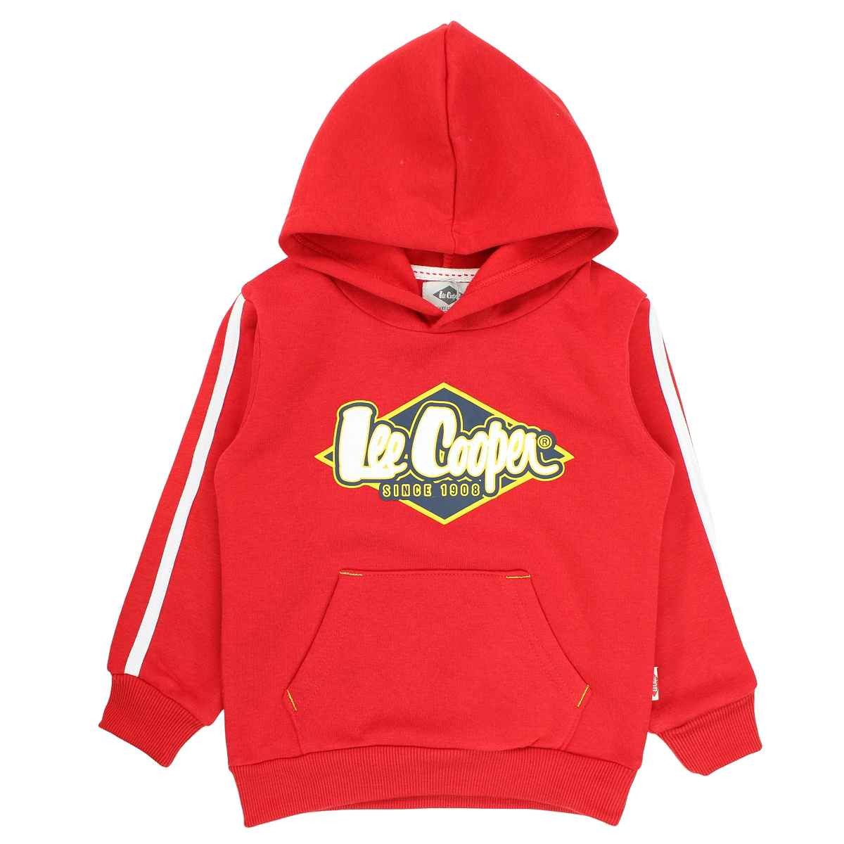 Sweat Lee Cooper - 6A Garçon - Enfant - Rouge - 80 % Polyester - 20 % Coton - TrendyFlair