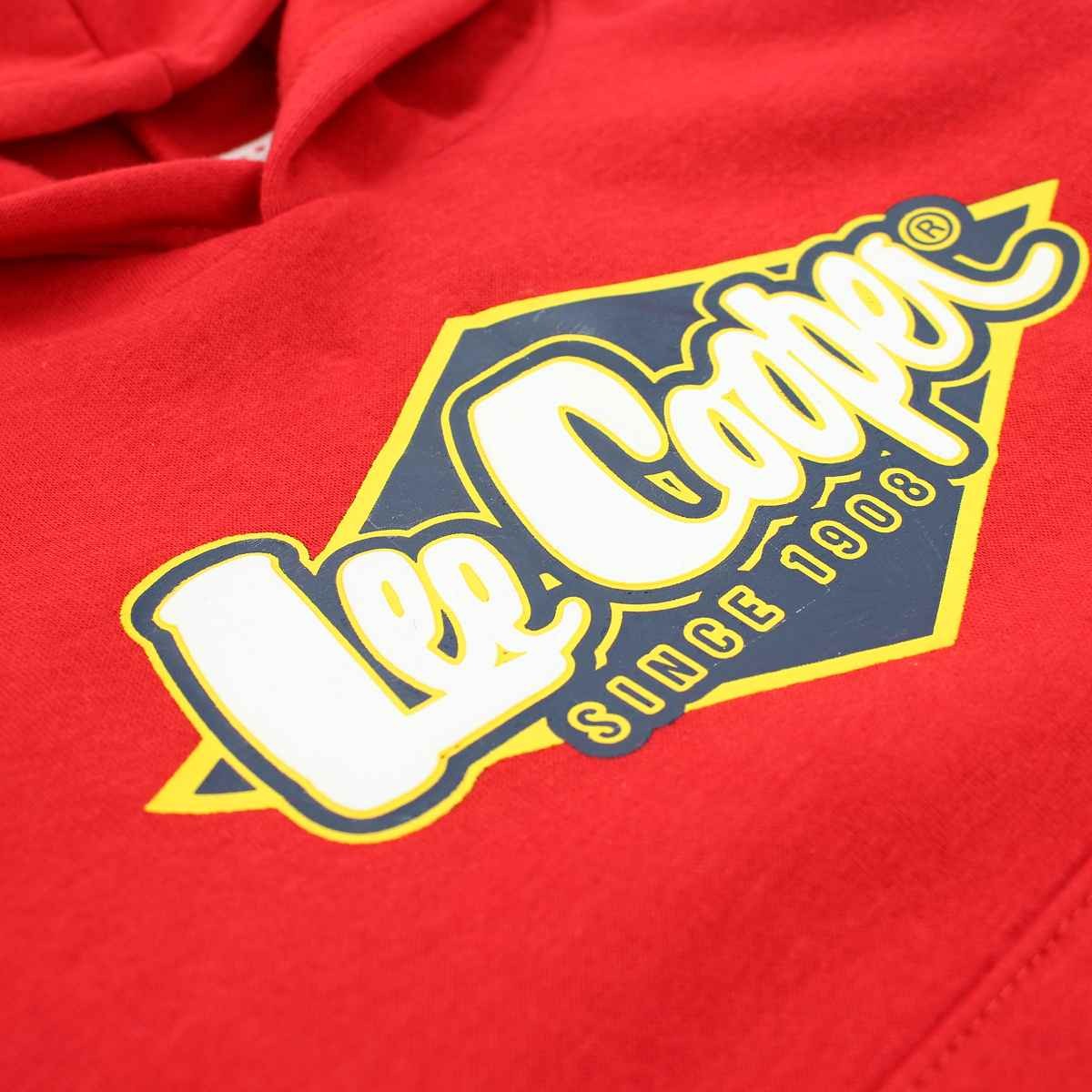 Sweat Lee Cooper - 6A Garçon - Enfant - Rouge - 80 % Polyester - 20 % Coton - TrendyFlair