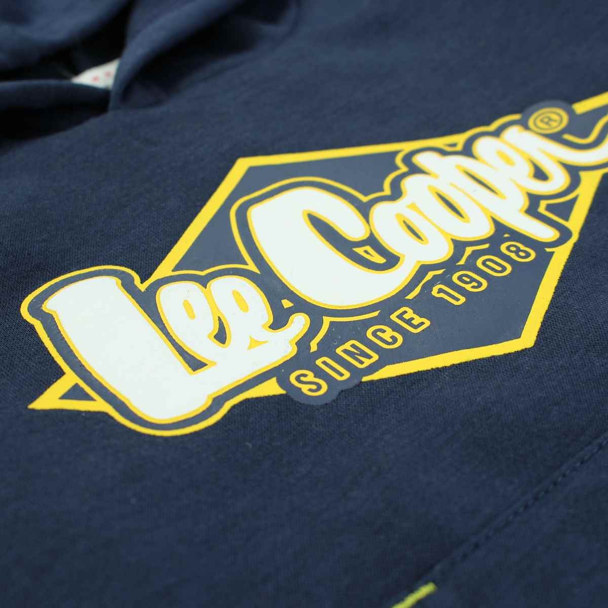 Sweat Lee Cooper - 6A Garçon - Enfant - Marine - 80 % Polyester - 20 % Coton - TrendyFlair