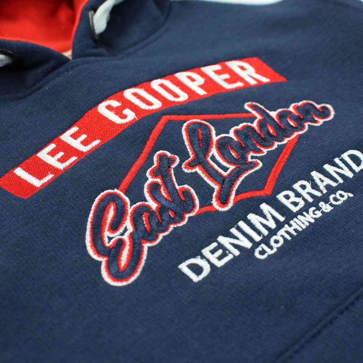 Sweat Lee Cooper - 4A Garçon - Enfant - Marine - 80 % Polyester - 20 % Coton - TrendyFlair
