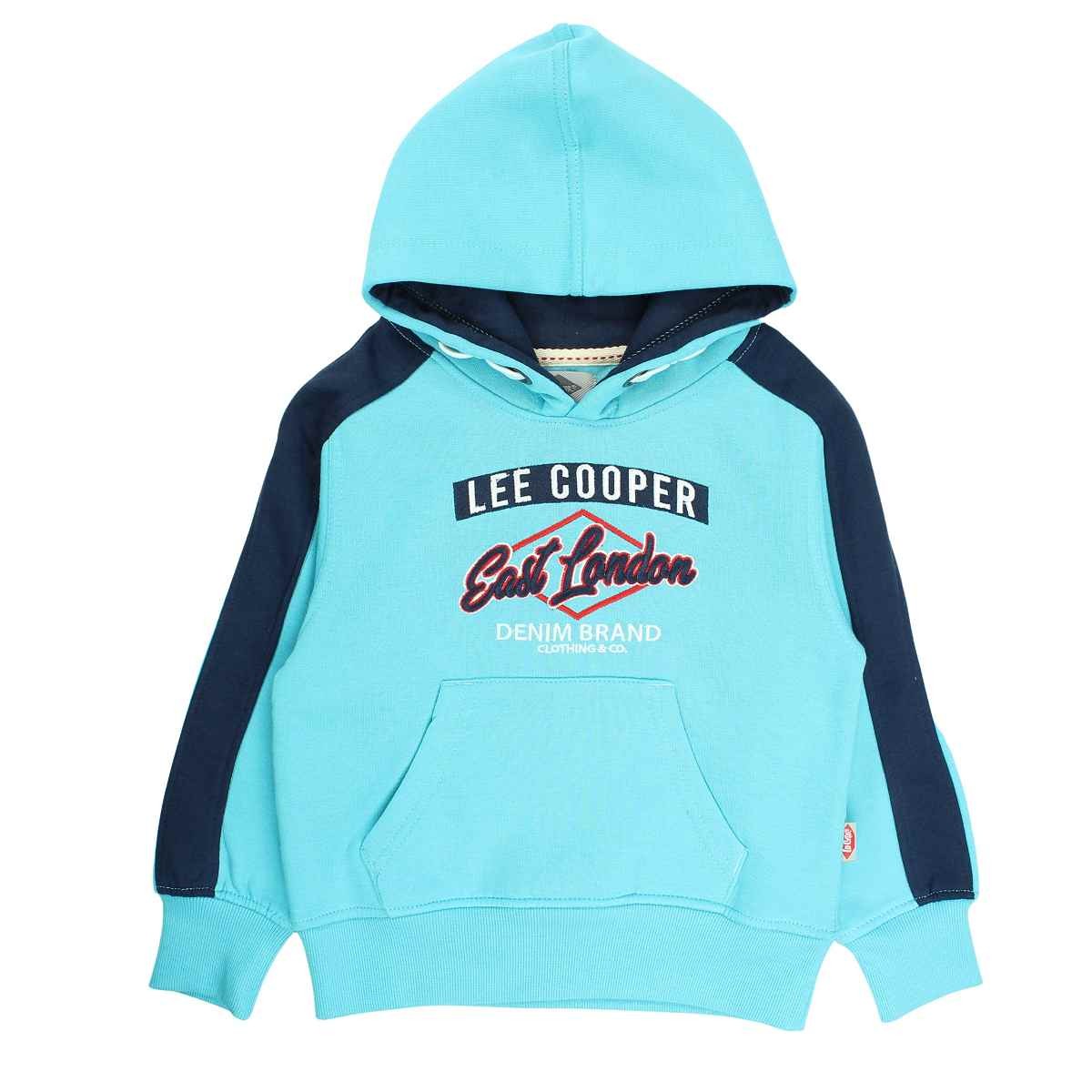 Sweat Lee Cooper - 6A Garçon - Enfant - Bleu - 80 % Polyester - 20 % Coton - TrendyFlair