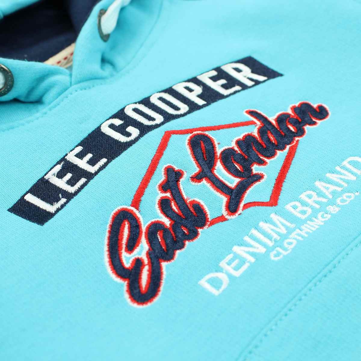Sweat Lee Cooper - 6A Garçon - Enfant - Bleu - 80 % Polyester - 20 % Coton - TrendyFlair