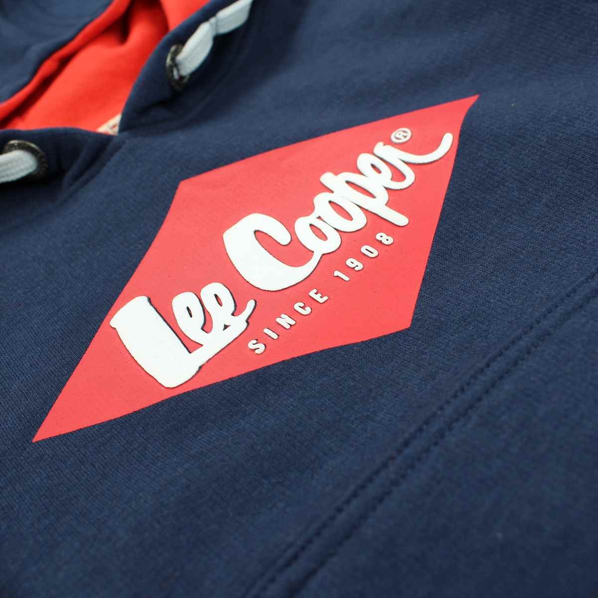 Sweat Lee Cooper - 6A Garçon - Enfant - Bleu - 60 % Coton - 40 % Polyester 300 gsm - TrendyFlair