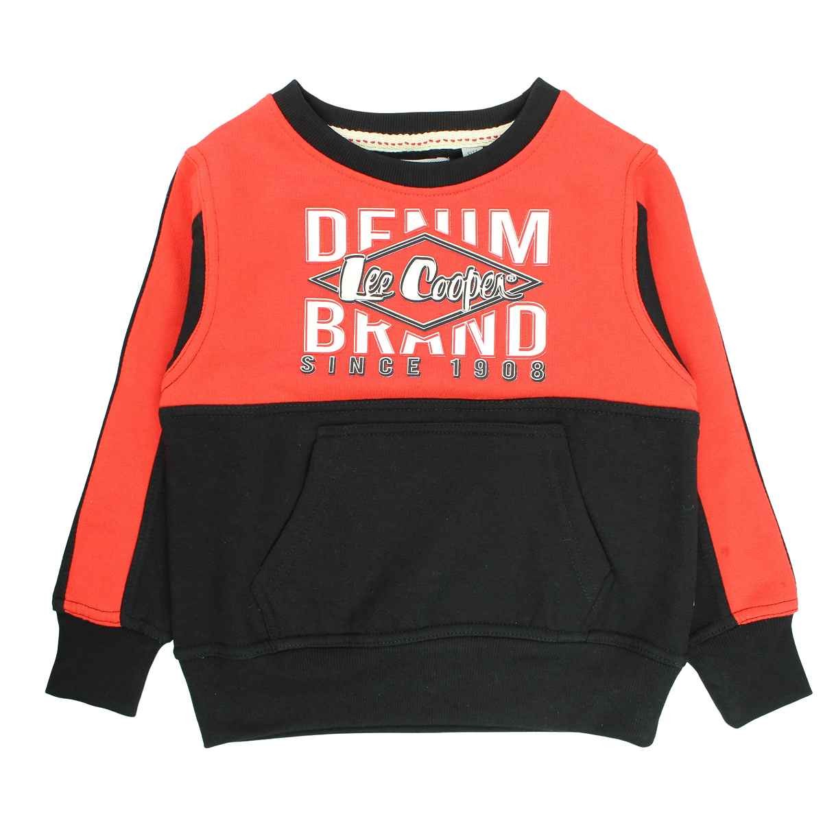Sweat Lee Cooper - 6A Garçon - Enfant - Rouge - 60 % Coton - 40 % Polyester 300 gsm - TrendyFlair