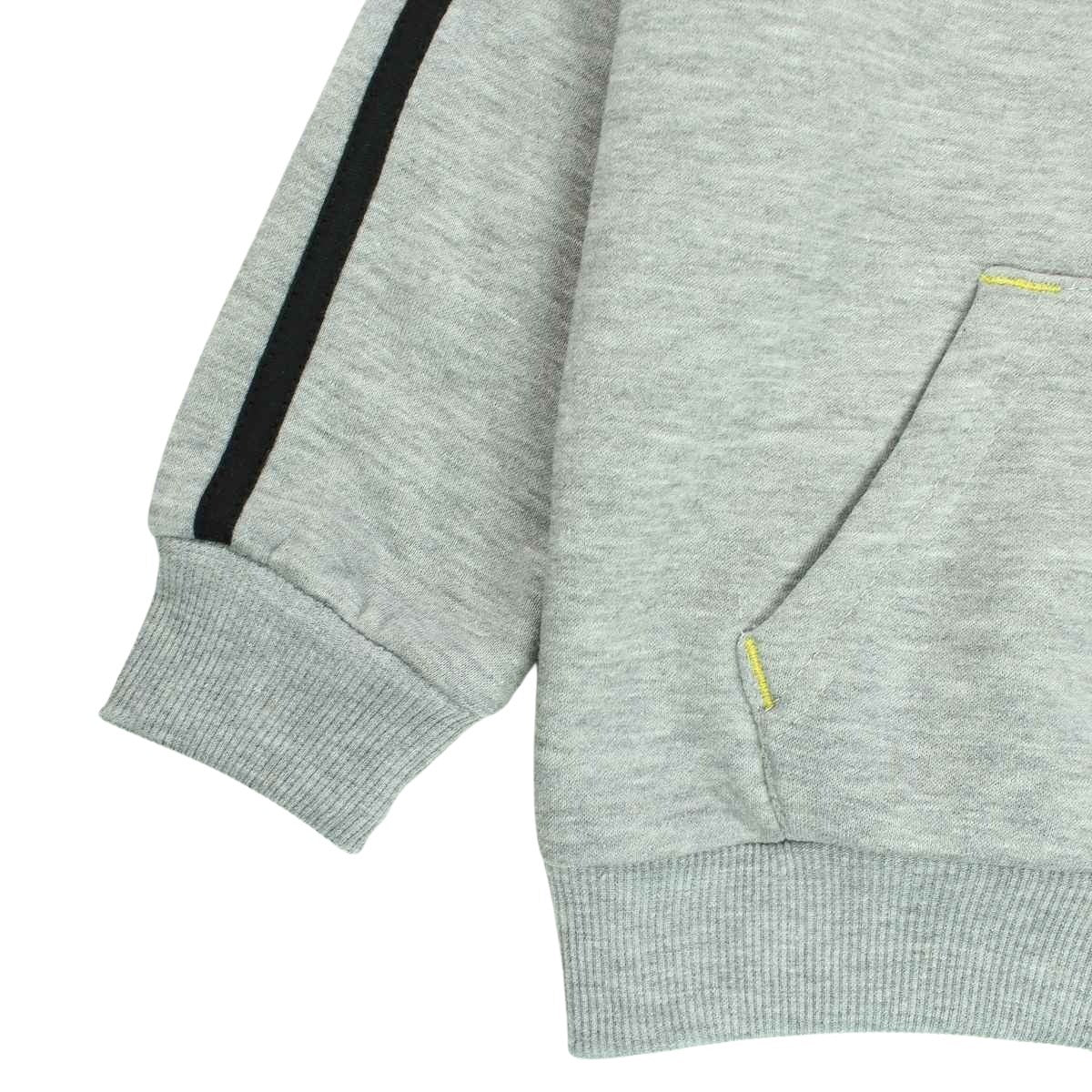 Sweat Lee Cooper - 6A Garçon - Enfant - Gris - 80 % Polyester - 20 % Coton - TrendyFlair